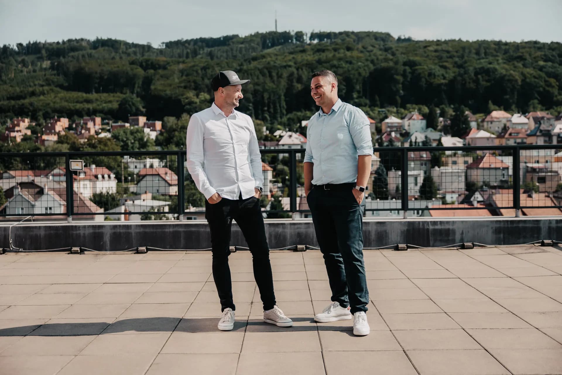 Adam Joura and David Štefanko, founders of Adoptimal Technology